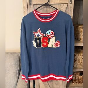 NWT Simply Southern USA Sweatshirt - M